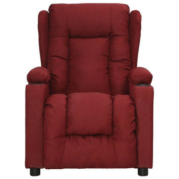 The Living Store verstelbare fauteuil - Luxe - Stoel - Afmeting- 72.5 x 96 x 99.5 cm - Ken- 2 bekerhouders