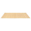 The Living Store Bamboe Tapijt - Naturel - 120 x 180 cm - Anti-slip onderkant