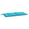 The Living Store Tuinkussen - Turquoise - 100x50x7cm - Oxford stof - Waterafstotend
