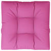 The Living Store Palletkussen - 70 x 70 x 12 cm - Roze