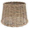 The Living Store Wicker Lampenkap - Ø40 x 26 cm - Bruin