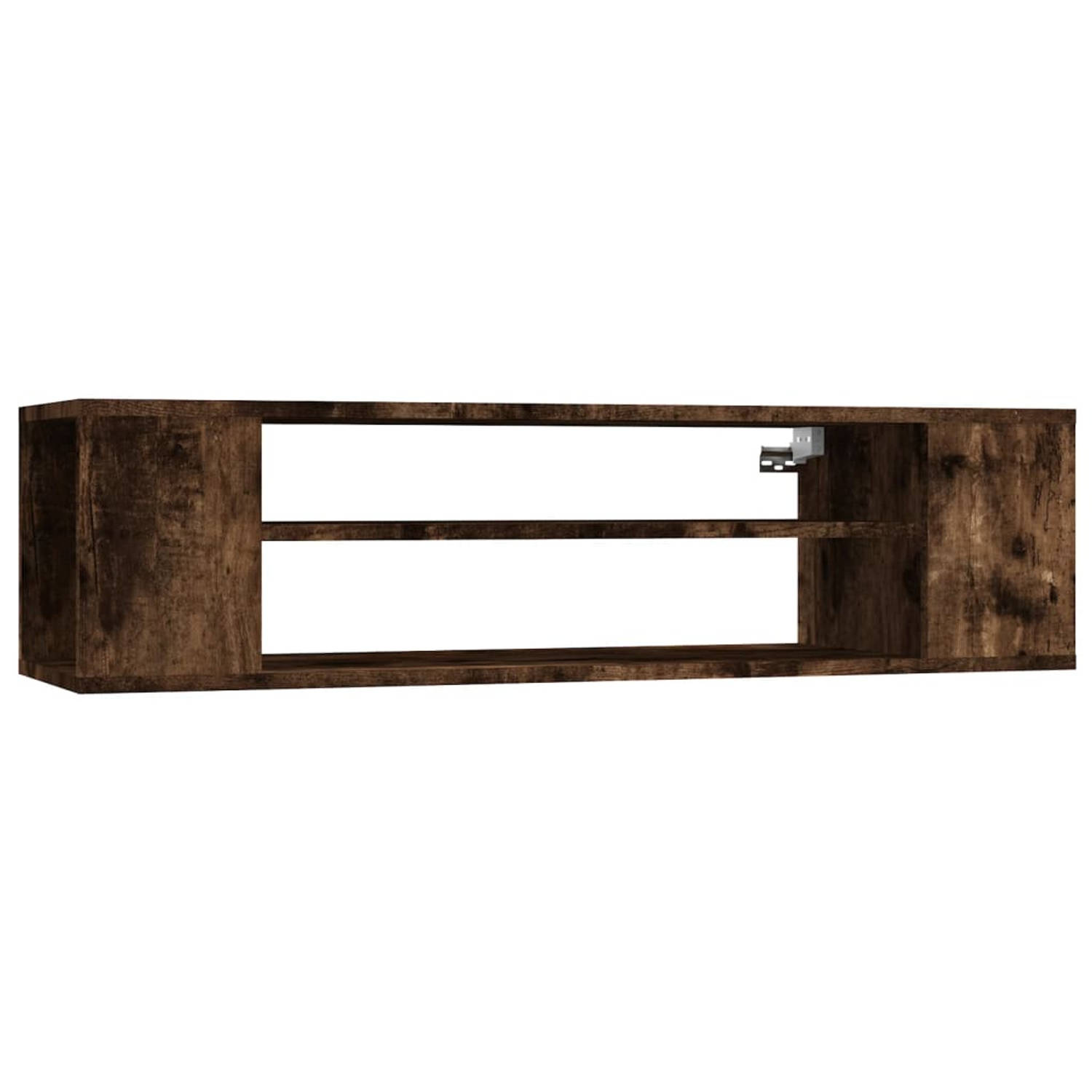 The Living Store TV Meubel - Hangkast - Gerookt Eiken - 100 x 30 x 26.5 cm