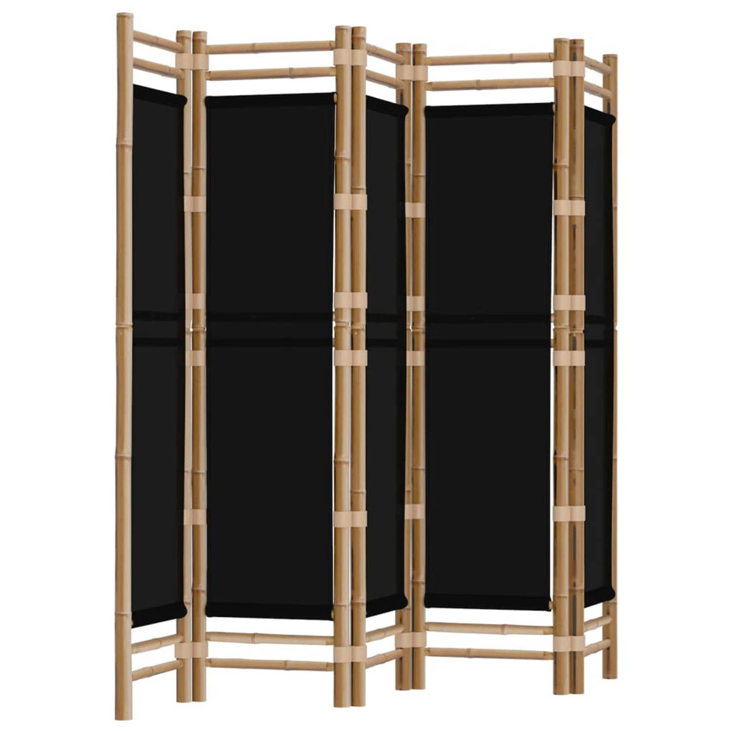 The Living Store Kamerscherm - Bamboe - 200 x 180 cm - 5 panelen