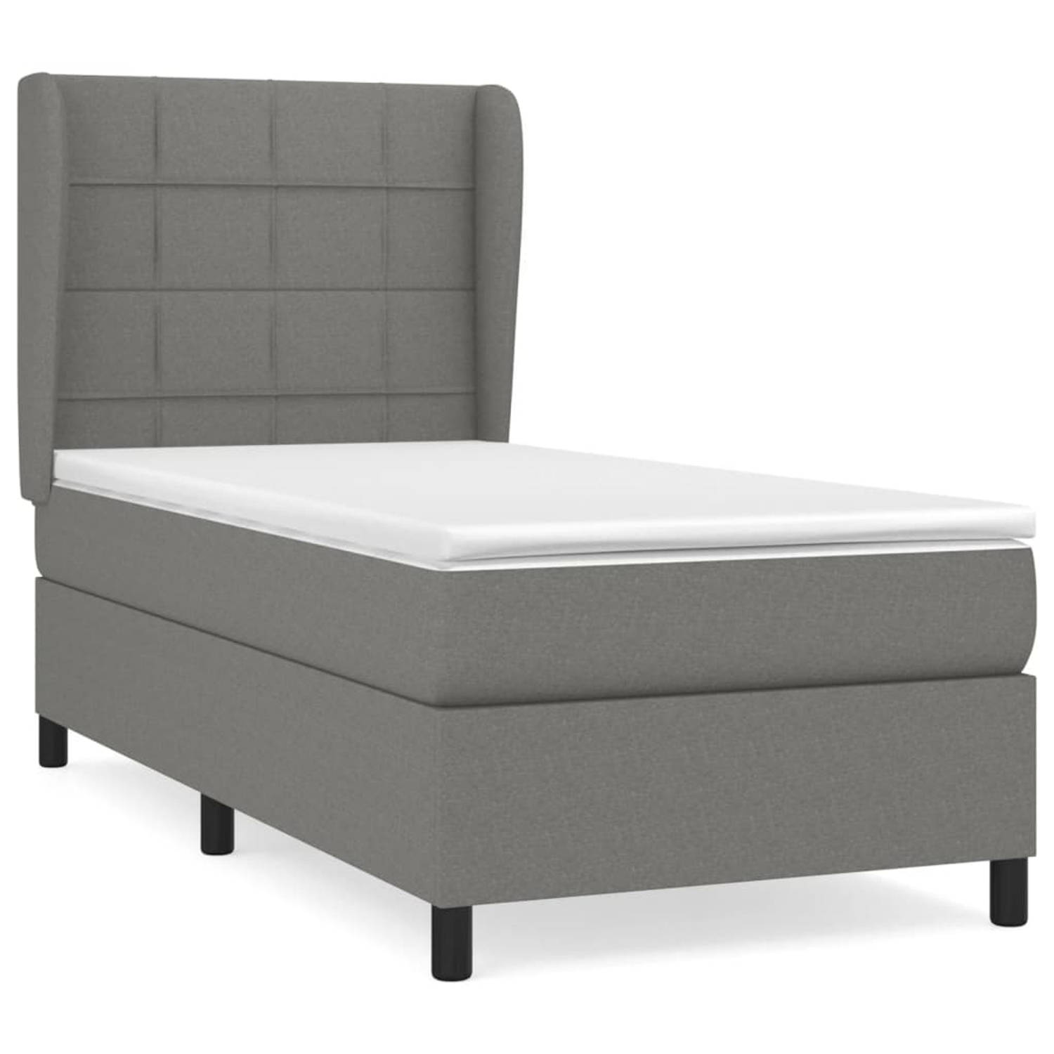 The Living Store Boxspringbed - Comfort - Bed met Pocketvering Matras - 80x200x20 cm - Duurzaam en Comfortabel