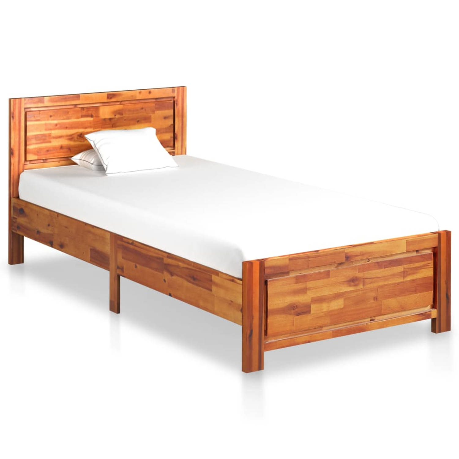 The Living Store Bedframe massief acaciahout 90x200 cm - Bed
