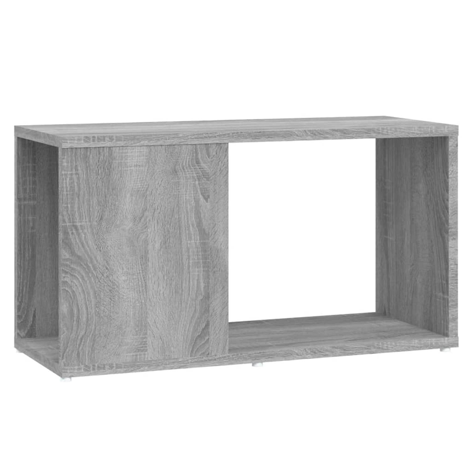 The Living Store Tv-meubel - Grijze Sonoma eiken - 60 x 24 x 32 cm - Opbergkast