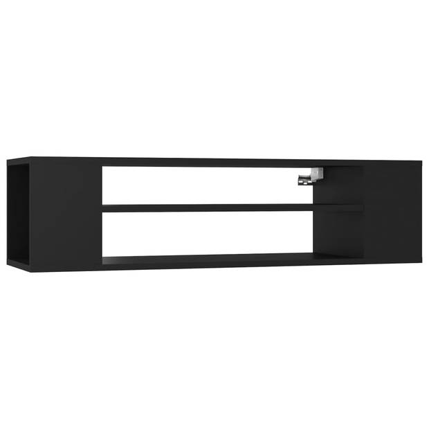 The Living Store Hangend TV-meubel - Zwart - 100 x 30 x 26.5 cm - Duurzaam