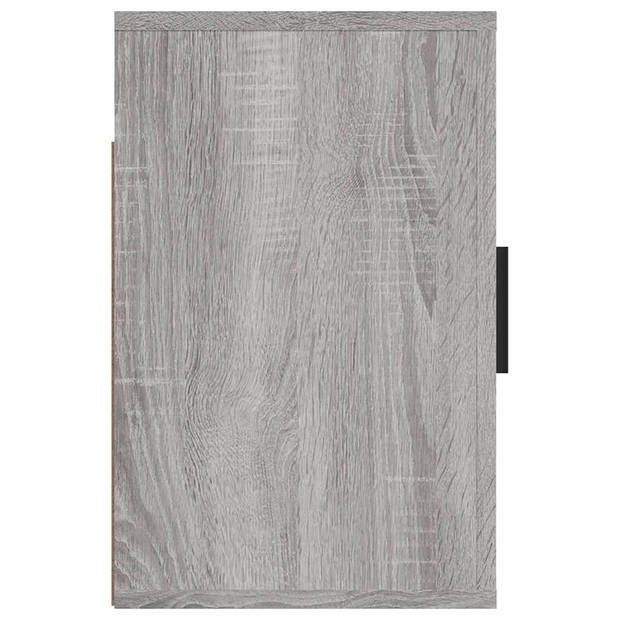 vidaXL Nachtkastjes 2 st wandgemonteerd 50x30x47 cm grijs sonoma eiken