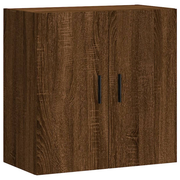 The Living Store Zwevende Wandkast - Bruineiken - 60 x 31 x 60 cm - Duurzaam Hout