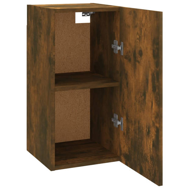 vidaXL Tv-meubelen 2 st 30,5x30x60 cm bewerkt hout gerookt eikenkleur