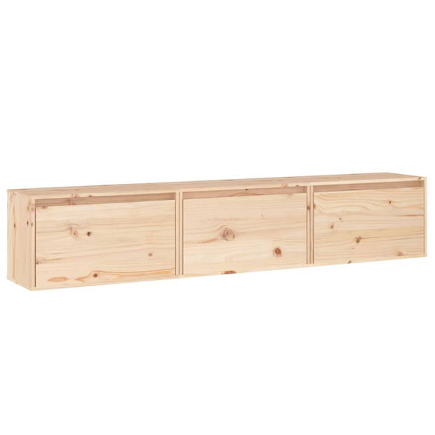 The Living Store Tv-meubel - Classy - Grenenhout - 60 x 30 x 35 cm