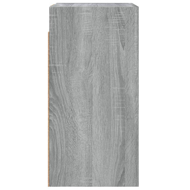 vidaXL Tv-meubel 30,5x30x60 cm bewerkt hout grijs sonoma eiken