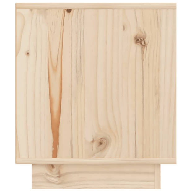 vidaXL Nachtkastje 40x34x40 cm massief grenenhout