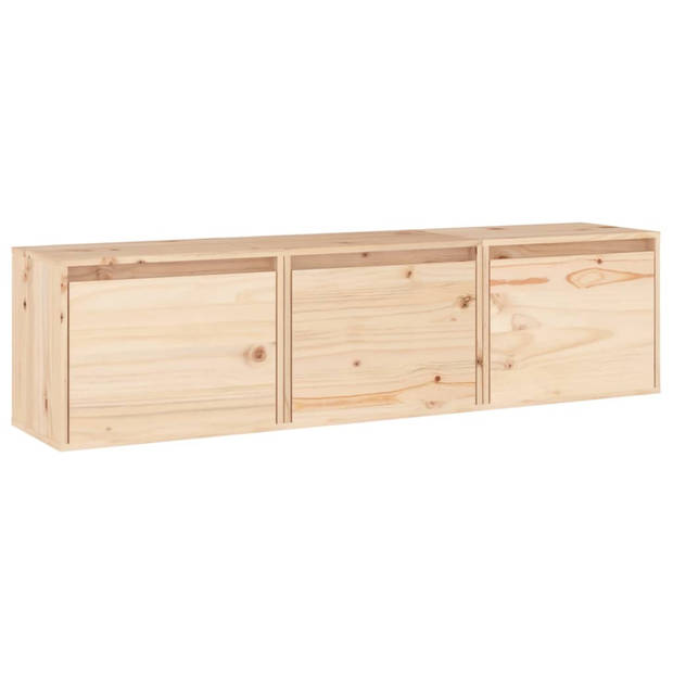 The Living Store TV-meubel - Grenenhout - 45x30x35 cm - Klassiek design