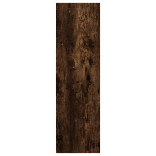 vidaXL Boekenkast 97,5x29,5x100 cm bewerkt hout gerookt eikenkleurig