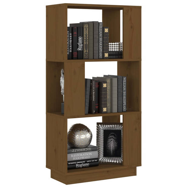 The Living Store Boekenkast Mangohout - 51 x 25 x 101 cm - Rustiek design