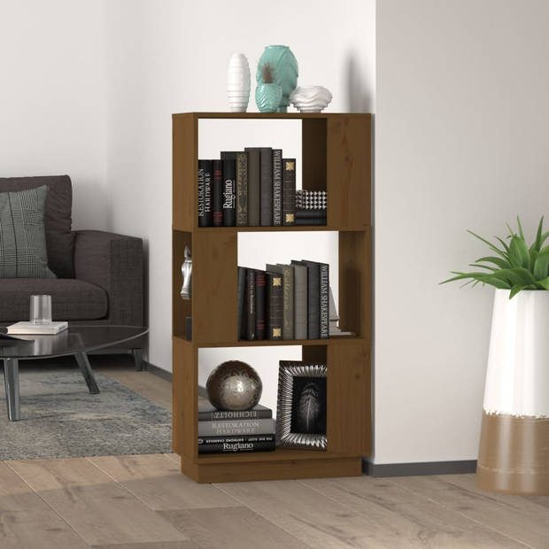 The Living Store Boekenkast Mangohout - 51 x 25 x 101 cm - Rustiek design