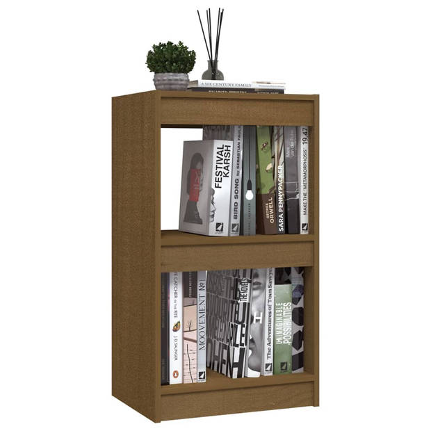 The Living Store Boekenkast - Massief grenenhout - 40 x 30 x 71.5 cm - Honingbruin