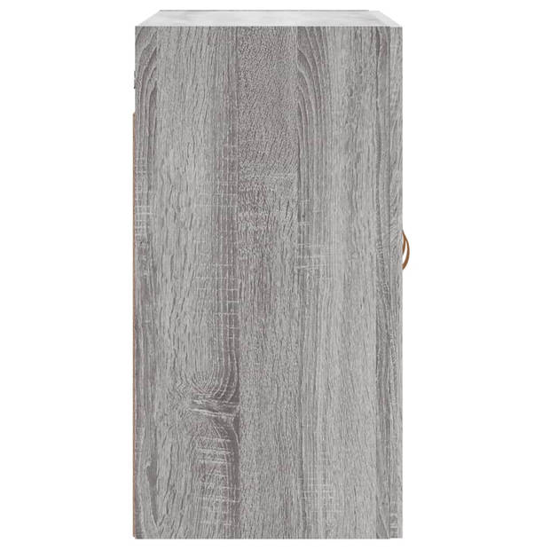 vidaXL Wandkast 60x31x60 cm bewerkt hout grijs sonoma eikenkleurig