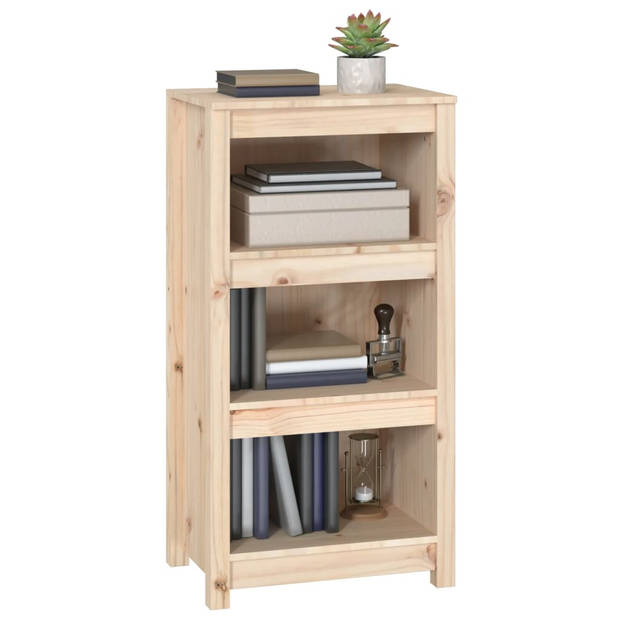 The Living Store Boekenkast - Grenenhout - 50x35x97 cm - Rustieke uitstraling