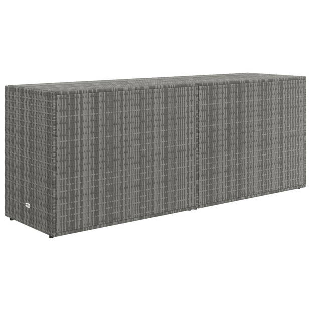 The Living Store Tuinkast Rattan - Grootte- 198 x 55.5 x 80 cm - Waterbestendig