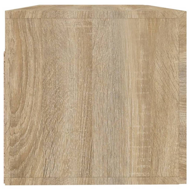 vidaXL Wandkast 100x36,5x35 cm bewerkt hout sonoma eikenkleurig