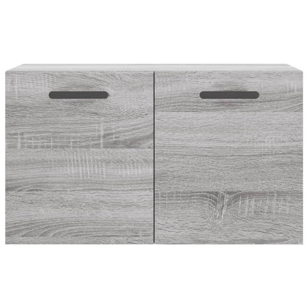 The Living Store Wandkast - The Living Store - Wandkast - 60 x 36.5 x 35 cm - Grijs Sonoma Eiken