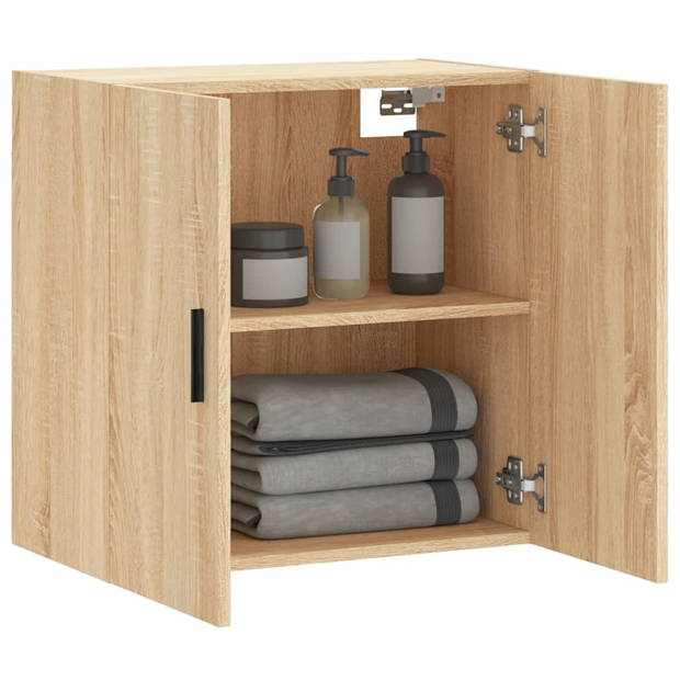 The Living Store Wandkast - Sonoma Eiken - 60 x 31 x 60 cm - Duurzaam hout - Vereist montage