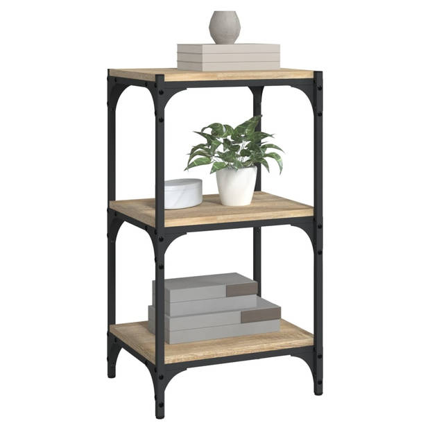 The Living Store Boekenkast - Sonoma eiken - 40 x 33 x 70.5 cm - Duurzaam materiaal