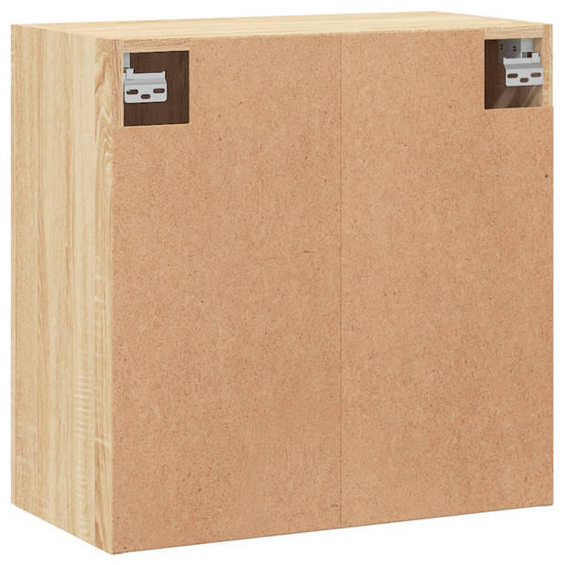 The Living Store Wandkast Sonoma Eiken - 60 x 31 x 60 cm - Duurzaam bewerkt hout