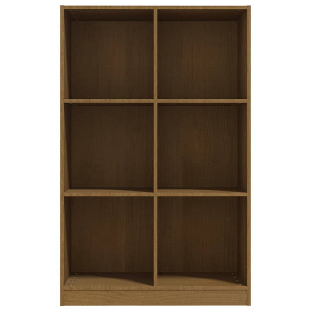 The Living Store Opbergkast Houten Meubel - 70 x 33 x 110 cm - Honingbruin