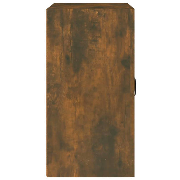 The Living Store Wandkast Smoked Oak - 60 x 31 x 60 cm - Hoge kwaliteit hout - 2 Deuren