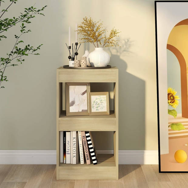 The Living Store Boekenkast Sonoma Eiken 40x30x72 cm - Bewerkt hout