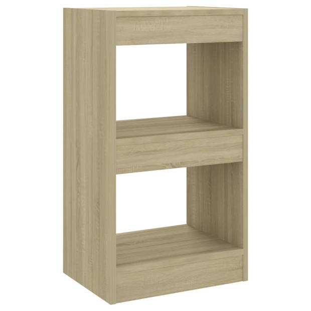 The Living Store Boekenkast Sonoma Eiken 40x30x72 cm - Bewerkt hout