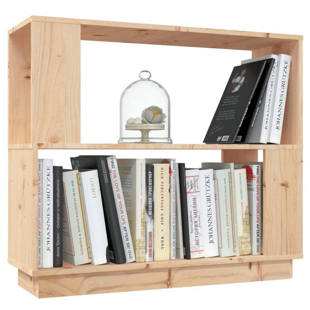 The Living Store Boekenkast Mangohout - 80 x 25 x 70 cm - Duurzaam en veelzijdig