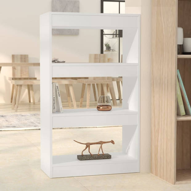 The Living Store Boekenkast - Wit - 60 x 30 x 103 cm - Houten - Stabiel - veelzijdig