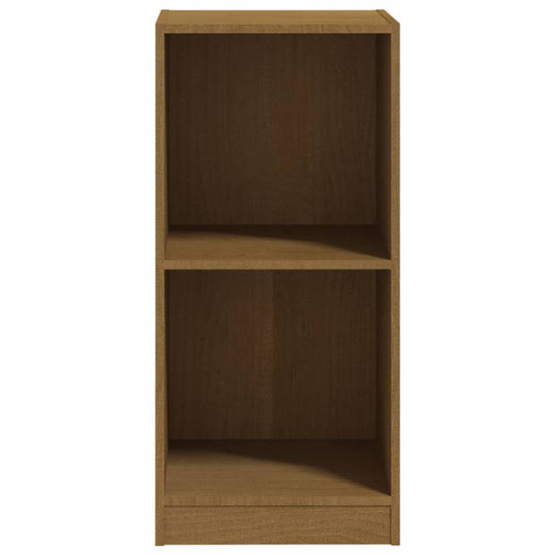 The Living Store Bijzetkast - Hout - 35.5 x 33.5 x 76 cm - Honingbruin