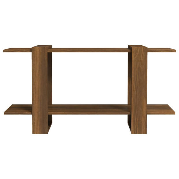 vidaXL Boekenkast 100x30x51 cm bewerkt hout bruin eikenkleur