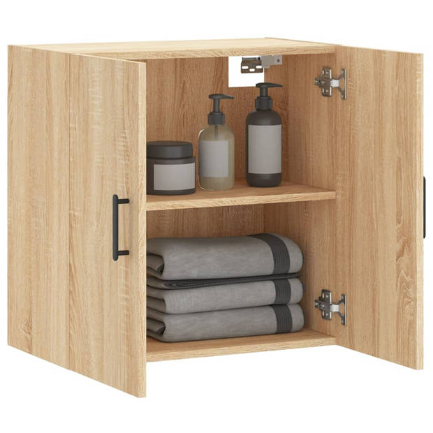 The Living Store Wandkast Sonoma Eiken - 60 x 31 x 60 cm - Duurzaam materiaal