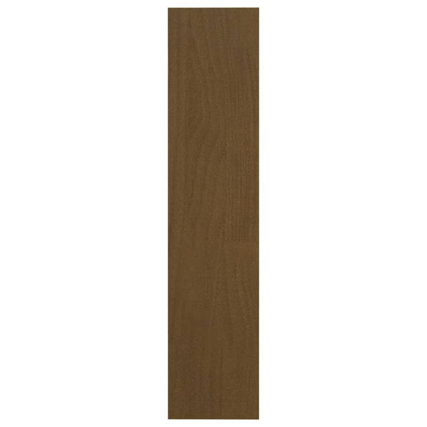 The Living Store Boekenkast - Honingbruin - 100 x 30 x 135.5 cm - Massief grenenhout