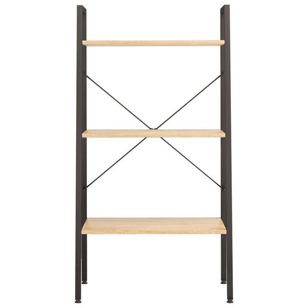 The Living Store Rek 3-lagen - 56 x 35 x 108 cm - Sterke stalen constructie