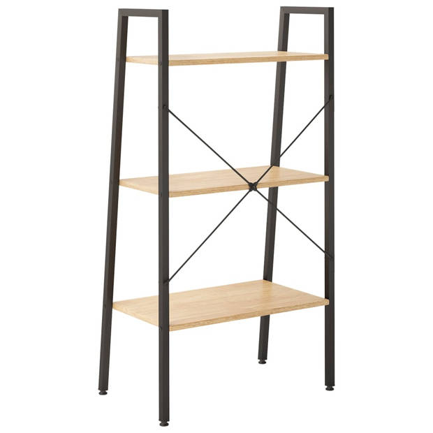 The Living Store Rek 3-lagen - 56 x 35 x 108 cm - Sterke stalen constructie