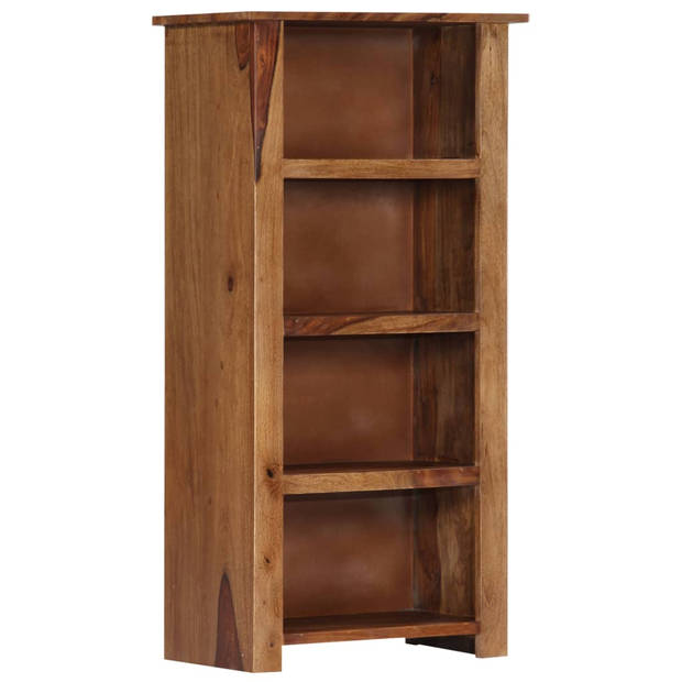 The Living Store Boekenkast Sheeshamhout - 50x30x100cm - Rustieke charme