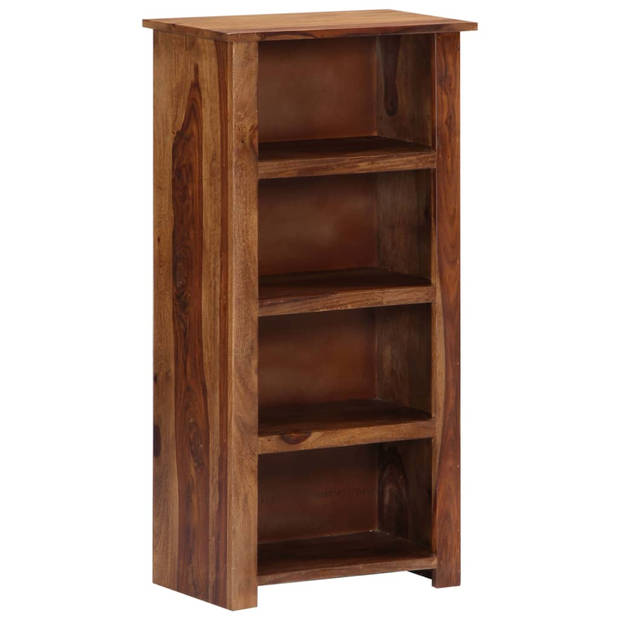 The Living Store Boekenkast Sheeshamhout - 50x30x100cm - Rustieke charme