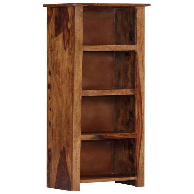 The Living Store Boekenkast Sheeshamhout - 50x30x100cm - Rustieke charme