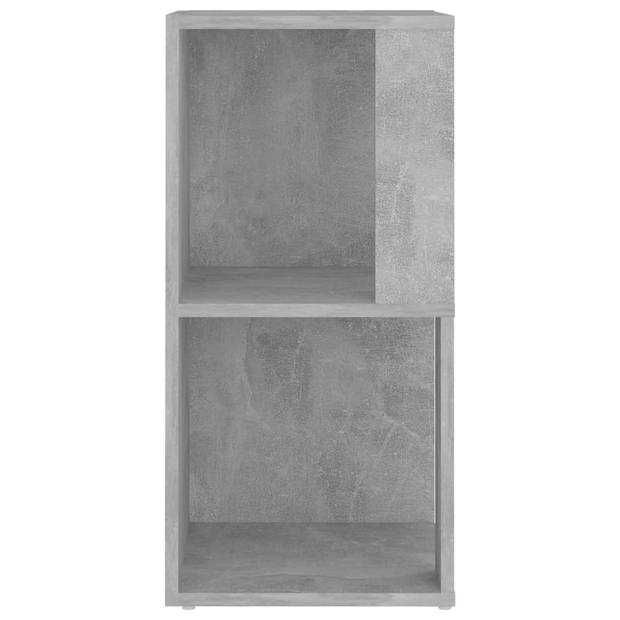 The Living Store Hoekkast Betongrijs - 33 x 33 x 67 cm - Stevig en stijlvol