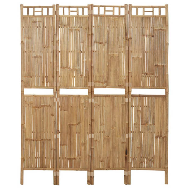 The Living Store Bamboe Kamerscherm - 160 x 180 cm - Trendy en praktisch