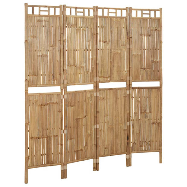 The Living Store Bamboe Kamerscherm - 160 x 180 cm - Trendy en praktisch