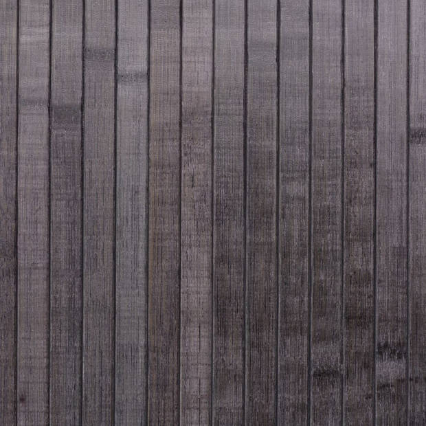 The Living Store Kamerscherm 250x165 cm bamboe grijs - Kamerscherm