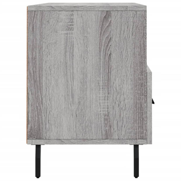 The Living Store Televisiekast TV-Meubel - 102 x 36 x 50 cm - Grijs Sonoma Eiken - Opbergruimte